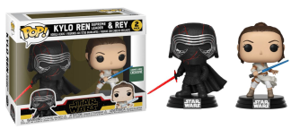 Star Wars Episode IX: The Rise Of Skywalker - Kylo Ren (Supreme Leader) & Rey Pop! Vinyl Figure 2-pack