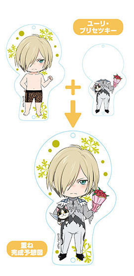 Yuri!!! On Ice - Plus Dress Up Acrylic Key Ring: Yuri!!! On Ice (Yuri Plisetsky) Nendoroid Action Figure
