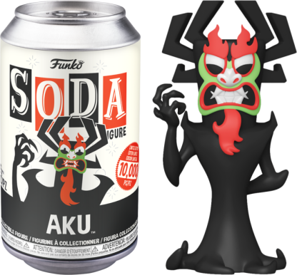 Samurai Jack - Aku Vinyl SODA Figure in Collector Can
