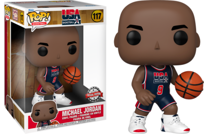 NBA Basketball - Michael Jordan 1992 Team USA Blue Jersey 10 Inch Pop! Vinyl Figure