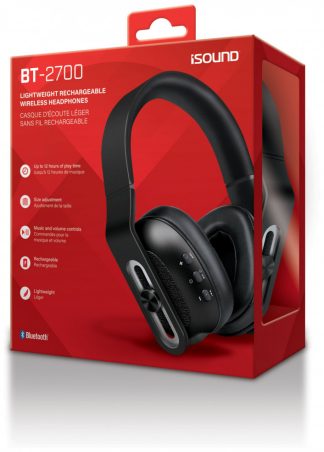iSound Bluetooth BT-2700 Headphone - Black