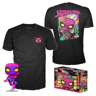 Pop! Marvel Collectors Box: Spider-Man (BlackLight) POP! & Tee (Special Edition)