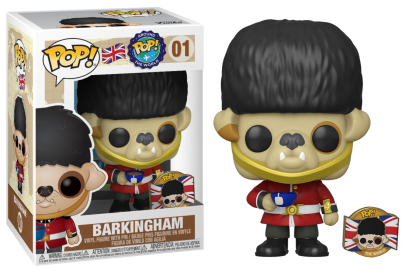 Around The World - Barkingham with Pin UK Pop! Vinyl Figure