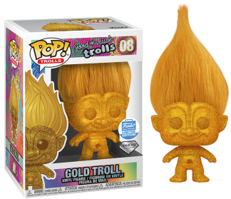 Good Luck Trolls - Diamond Collection Gold Troll Pop! Vinyl Figure (Funko Shop Exclusive)