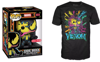 Pop! Marvel Collectors Box: Eddie Brock (BlackLight) POP! & Tee (Special Edition)