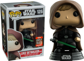 Star Wars - Luke Skywalker Hooded Jedi Pop! Vinyl Figure (2017 Celebrations Exclusive)