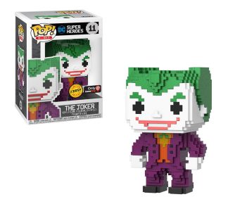 Pop! Bundles - 8 Bit Metallic Chase Joker Pop! Vinyl Figure