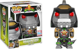 Mighty Morphin Power Rangers - Dragonzord 6 Inch Super Sized Pop! Vinyl Figure (2017 Fall Convention Exclusive)