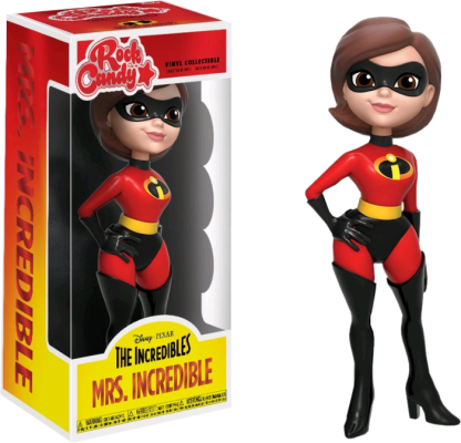 The Incredibles - Mrs Incredible Rock Candy 5 Inch Vinyl Figure