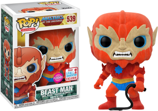 Masters of the Universe - Flocked Beast Man Pop! Vinyl Figure (2017 Fall Convention Exclusive)
