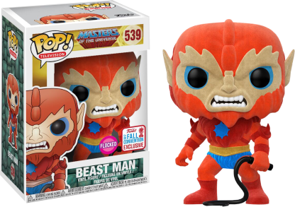 Masters of the Universe - Flocked Beast Man Pop! Vinyl Figure (2017 Fall Convention Exclusive)
