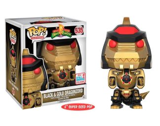 Power Rangers - 6 Inch Black and Gold Dragonzord Pop! Vinyl Figure (2017 Fall Convention Exclusive)