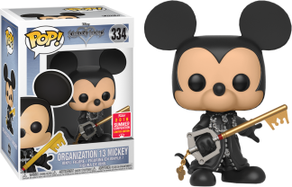 Kingdom Hearts  -  Unhooded Organization 13 Mickey Pop! Vinyl Figure (2018 Summer Convention Exclusive)