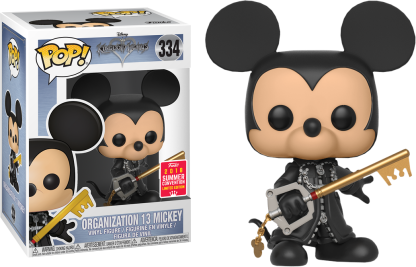 Kingdom Hearts  -  Unhooded Organization 13 Mickey Pop! Vinyl Figure (2018 Summer Convention Exclusive)