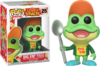 Kellogg 's Honey Smacks - Dig "˜Em Frog Pop! Vinyl Figure