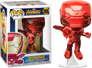 Avengers 3: Infinity War - Iron Man Flying Red Chrome Pop! Vinyl Figure