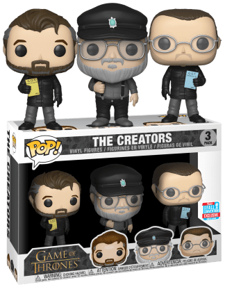 Game of Thrones - The Creators Pop! Vinyl Figure 3-Pack (2018 Fall Convention Exclusive)