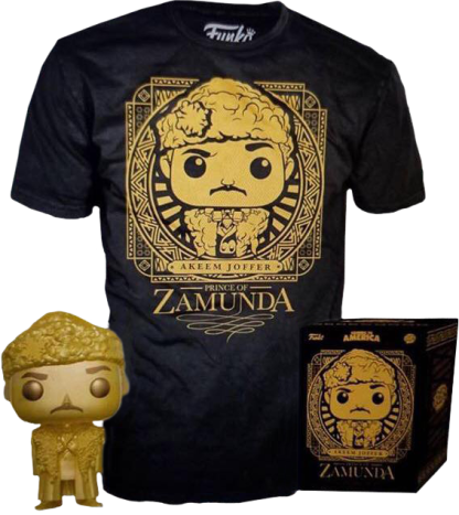Coming to America - Prince Akeem Gold Pop! Vinyl Figure and T-Shirt Box Set