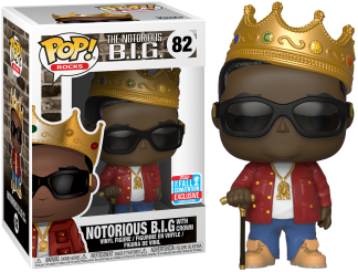 Notorious B.I.G. - Notorious B.I.G. with Crown and Glasses Pop! Vinyl Figure (2018 Fall Convention Exclusive)