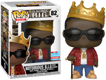 Notorious B.I.G. - Notorious B.I.G. with Crown and Glasses Pop! Vinyl Figure (2018 Fall Convention Exclusive)