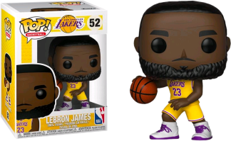 NBA Basketball - LeBron James L.A. Lakers Yellow Uniform Pop! Vinyl Figure