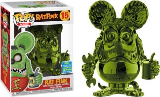 Rat Fink - Rat Fink Green Chrome Pop! Vinyl Figure (2019 Summer Convention Exclusive)