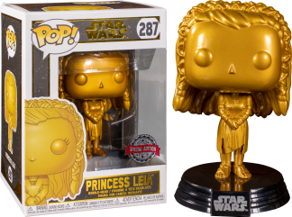 Star Wars - Princess Leia Metallic Gold Pop! Vinyl Figure