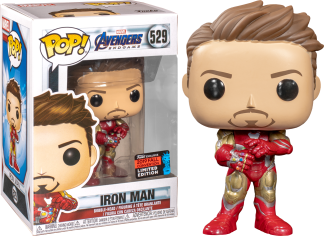 Avengers 4: Endgame - Tony Stark with Nano Gauntlet Pop! Vinyl Figure (2019 Fall Convention Exclusive)