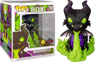 Sleeping Beauty - Maleficent Dragon Glow in the Dark 6 Inch Super Sized Pop! Vinyl Figure