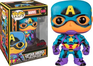 Marvel: Blacklight - Captain America Pop! Vinyl Figure