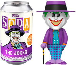 Batman (1989) - The Joker Vinyl SODA Figure in Collector Can
