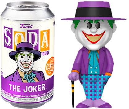 Batman (1989) - The Joker Vinyl SODA Figure in Collector Can