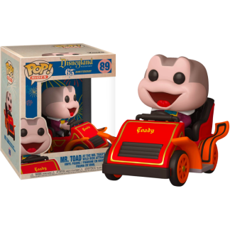 The Adventures of Ichabod and Mr. Toad - Mr. Toad with Mr. Toad's Wild Ride Attraction Disneyland 65th Anniversary Pop! Rides Vinyl Figure