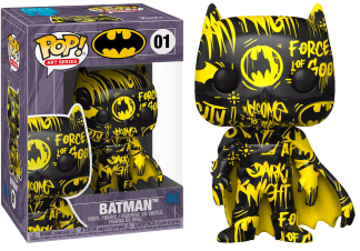 Batman - Batman Black & Yellow Artist Series Pop! Vinyl Figure with Pop! Protector