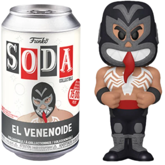 Marvel: Lucha Libre Edition - El Venenoide Venom Vinyl SODA Figure in Collector Can