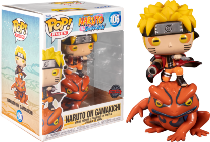 Naruto: Shippuden - Naruto on Gamakichi Pop! Rides Vinyl Figure *NON-MINT BOX*