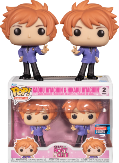 Ouran High School Host Club - Kaoru Hitachiin and Hikaru Hitachiin Pop! Vinyl Figure 2-Pack (2022 Fall Convention Exclusive)