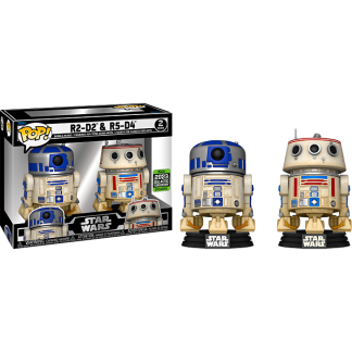 Star Wars - R2-D2 & R5-D4 Pop! Vinyl Figure 2-Pack (2023 Galactic Convention Exclusive)