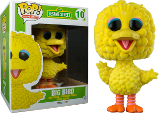 Sesame Street - Big Bird Flocked 6 Inch Super Sized Pop! Vinyl Figure