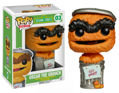 Sesame Street - Oscar the Grouch Orange Pop! Vinyl Figure