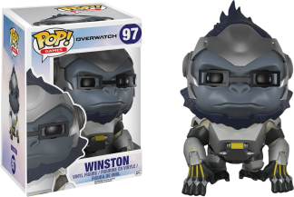Overwatch - Winston 6 Inch Super Sized Pop! Vinyl Figure