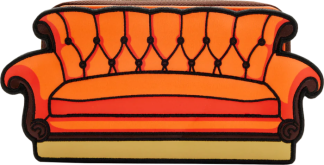 Friends - Intro Couch 4 Inch Faux Leather Zip-Around Wallet