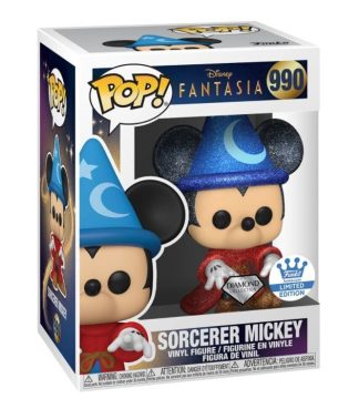 Disney - Sorcerer Mickey Diamond Glitter Pop! Vinyl Figure (Funko Shop Exclusive)