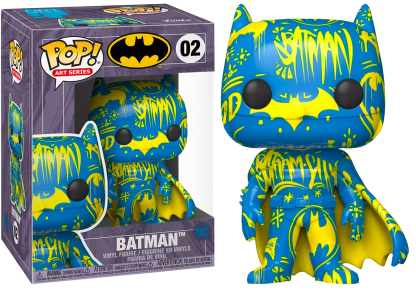 Batman - Batman Blue & Yellow Artist Series Pop! Vinyl Figure with Pop! Protector