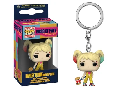 Birds of Prey (2020) - Harley Quinn Boobytrap Battle Pocket Pop! Vinyl Keychain