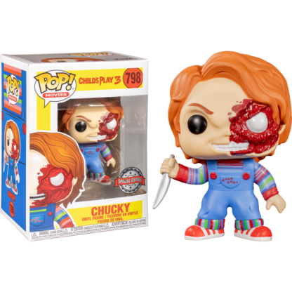 Child 's Play 3 - Chucky Battle Damaged Pop! Vinyl Figure