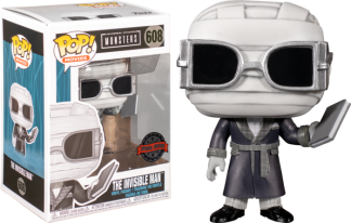 Universal Monsters - The Invisible Man Black & White Pop! Vinyl Figure