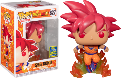 Dragon Ball Super - Super Saiyan God Goku with Flames Pop! Vinyl Figure (2020 Summer Convention Exclusive)