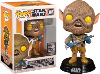 Star Wars - Chewbacca Ralph McQuarrie Collection Pop! Vinyl Figure (2020 Galactic Convention Exclusive)