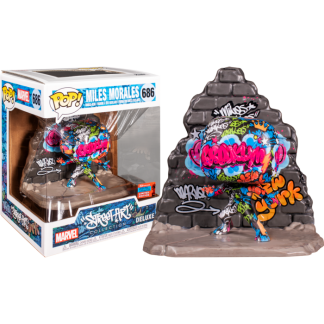 Spider-Man - Miles Morales Grafitti Street Art Collection Deluxe Pop! Vinyl Figure (2020 Fall Convention Exclusive)